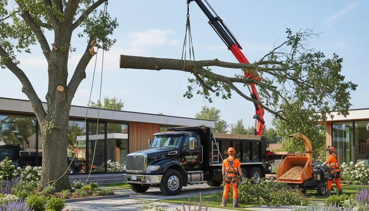Professional landscaping and tree removal in Aurora, CO for homes with clay soil and high altitude terrain