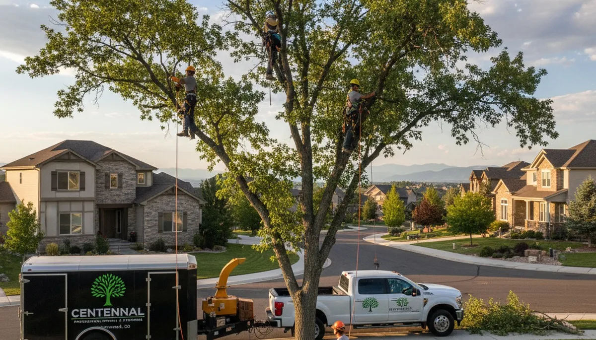 Professional tree removal service in Aurora, CO by certified arborists at Tree Service Aurora