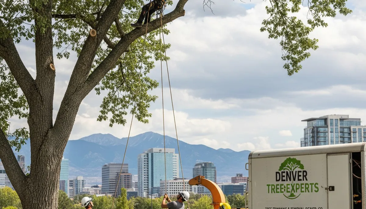 Professional tree removal service in Aurora, CO by certified arborists at Tree Service Aurora