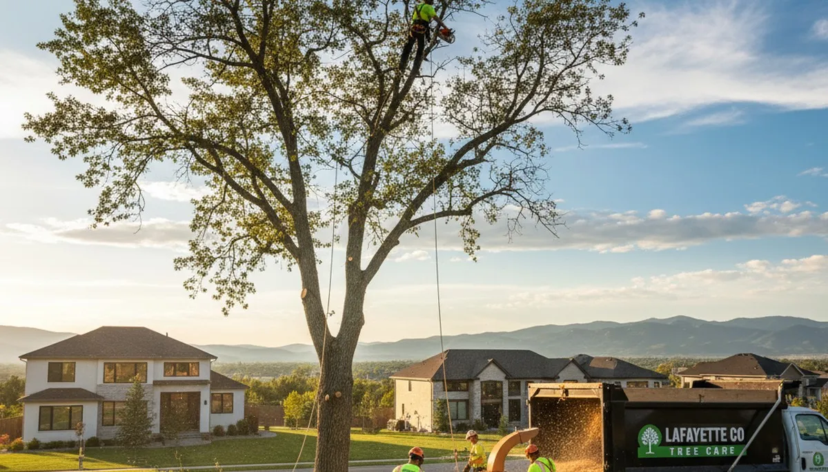 Professional tree removal service in Aurora CO by certified arborists | TreeServiceAurora.com
